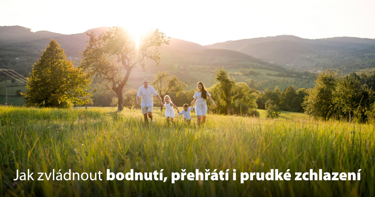 Jak zvládnout bodnutí, přehřátí i prudké zchlazení náhled